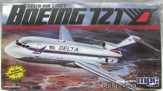 MPC 1/144 Boeing 727-100 - Delta Air Lines, 1-4702 plastic model kit